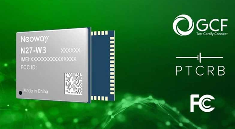 易彩堂官网科技,Neoway,NB-IoT,N27,？,模组,无线通信模组,Cat M1,GCF,FCC,PTCRB,N27-W3,认证,3GPP,ETSI,GSMA,5GAA,CTIA,高通,EGPRS